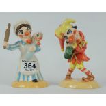 Beswick ware figures Punch and Judy (2) with cert