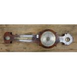 Georgian mahogany banjo barometer by Jackson Derby (in need of repair)