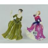 Royal Doulton lady figures Melissa HN2467,