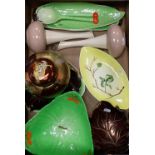 A collection of Carltonware items to include Cabbage ware salad bowl, celery plates ,