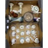 A mixed collection of items to include Hammersley Anniversarys Bells, Cooper Craft animals,