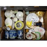 A good collection of items to include jugs, dinnerware,