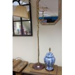 Reproduction brass reading light and modern oriental style table lamp