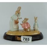 Beswick Beatrix Tableau Mrs Rabbit and the Four Bunnies ,