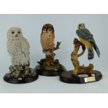 Country Artist figures of Snowy Owl,