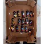 A collection of hand painted Robinson Jam advertising figures (15)