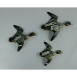 Beswick Teal wall plaques 1530-1 (tip of wing restored) .