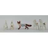 Beswick Foxhounds 943, 944,