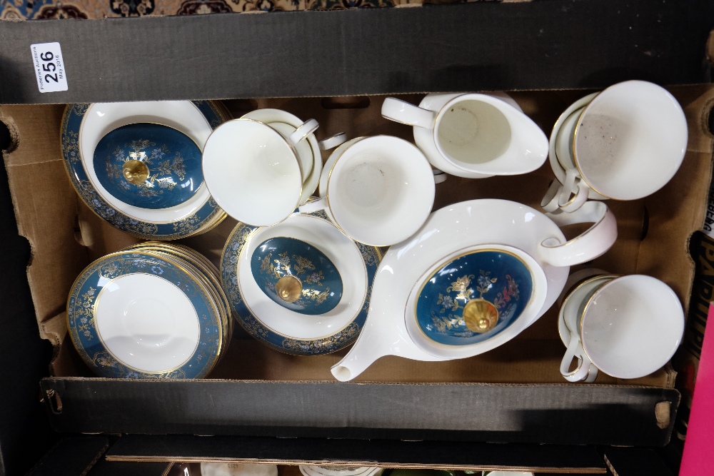 A collection of Royal Doulton Carlyle teaware to include teapot, cups, saucers,