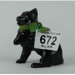 Beswick Cat Seated left front paw up 1543 (overpainted chip to foot)