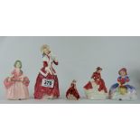 Royal Doulton lady figures to include Christmas Morn HN1992, Emma HN3202,