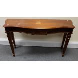 Reproduction mahogany adams-style table