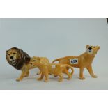 Beswick Lion Standing 2554B,