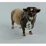 Beswick Shorthorn Bull 1504 ( restored ear )