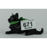 Beswick Cat lying left front paw up 1542