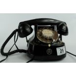 Heavy Bell Belgique dial telephone