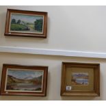 Rene Brooks oil on board paintings The Retreat,