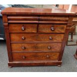 Victorian Mahogany Scottish chest of draws,