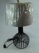 Searchlight Table Lamp Curved Cage Base