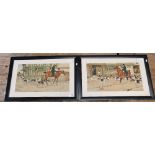 Two framed Cecil ablin prints depicting