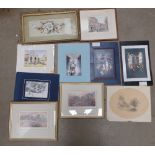 A collection of prints and ark work to i