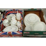 A large collection of Minton undecorated