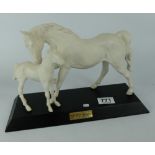 Beswick Spirit of Affection on wood base