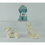 Beswick Dog with Lady bird on tail 907,