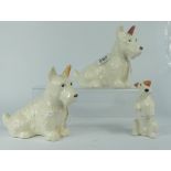 Beswick Seated Dog 286 X2 and Dog Beggin