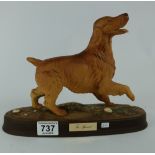 Beswick Spaniel on ceramic plinth 2980 i