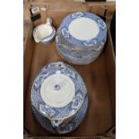 A good collection of Palissy ironstone w