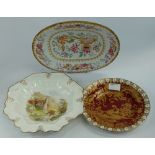 Royal Crown Derby decorated dish, Tissin