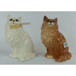 Beswick 1867 Persian cats in white and g