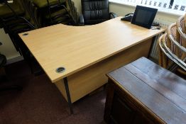 Large office corner desk complete with 2
