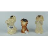 Beswick Pekingese 1059 and Pekingese beg