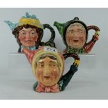 Beswick Dickens character teapots to inc