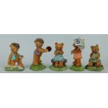 Beswick resin bears to include Sarah BB0