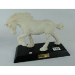 Beswick Spirit of Earth white matt on bl