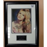 Signed presentation framed photograph of