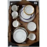 A collection of Minton Saturn pattern te