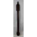 Early 19th Century mahogany Stick Barometer,