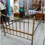 Brass Victorian King size bed.