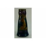 Morrisware vase by Hancock & Sons, signed George Cartlidge with purple flowers pattern C7-13,