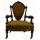Victorian Mahogany Parlour chair