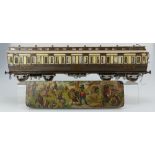 Brass Kit built O gauge GWR Clerestory Coach,