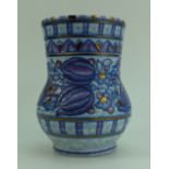Charlotte Rhead Crown Ducal vase in the Pomegranate design 6994,