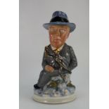 Rare Wilkinson's Toby jug Reginald Mitchell modeled as Reginald Mitchell sat in the clouds with