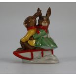 Royal Doulton Bunnykins figure Sleigh Ride DB81,