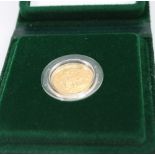 Royal Mint 1980 proof sovereign in original leather case with paperwork