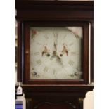 Provincial Victorian Oak Eight Day Grandfather clock T.